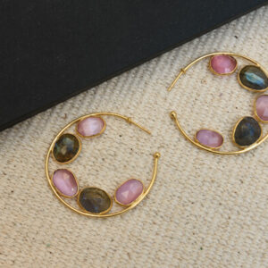 Atoll-Hoops-Earrings-Pink-Labro